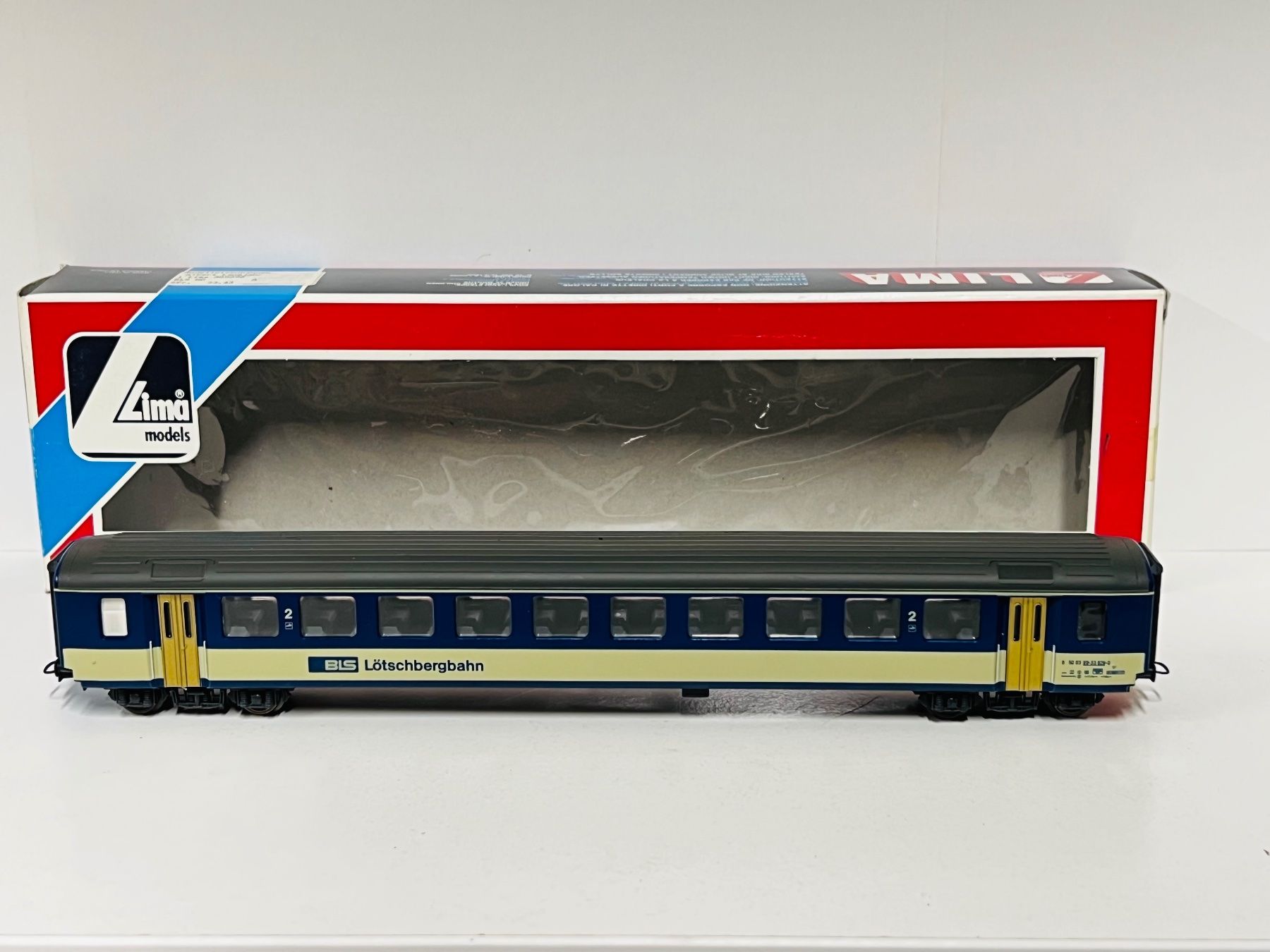 Lima Modellini di ferrovie: Lima 30 9290K BLS LÖTSCHBERGBAHN 2.Kl. H0 DC – Usato da Geroldswil venduto da TopTrain54 1