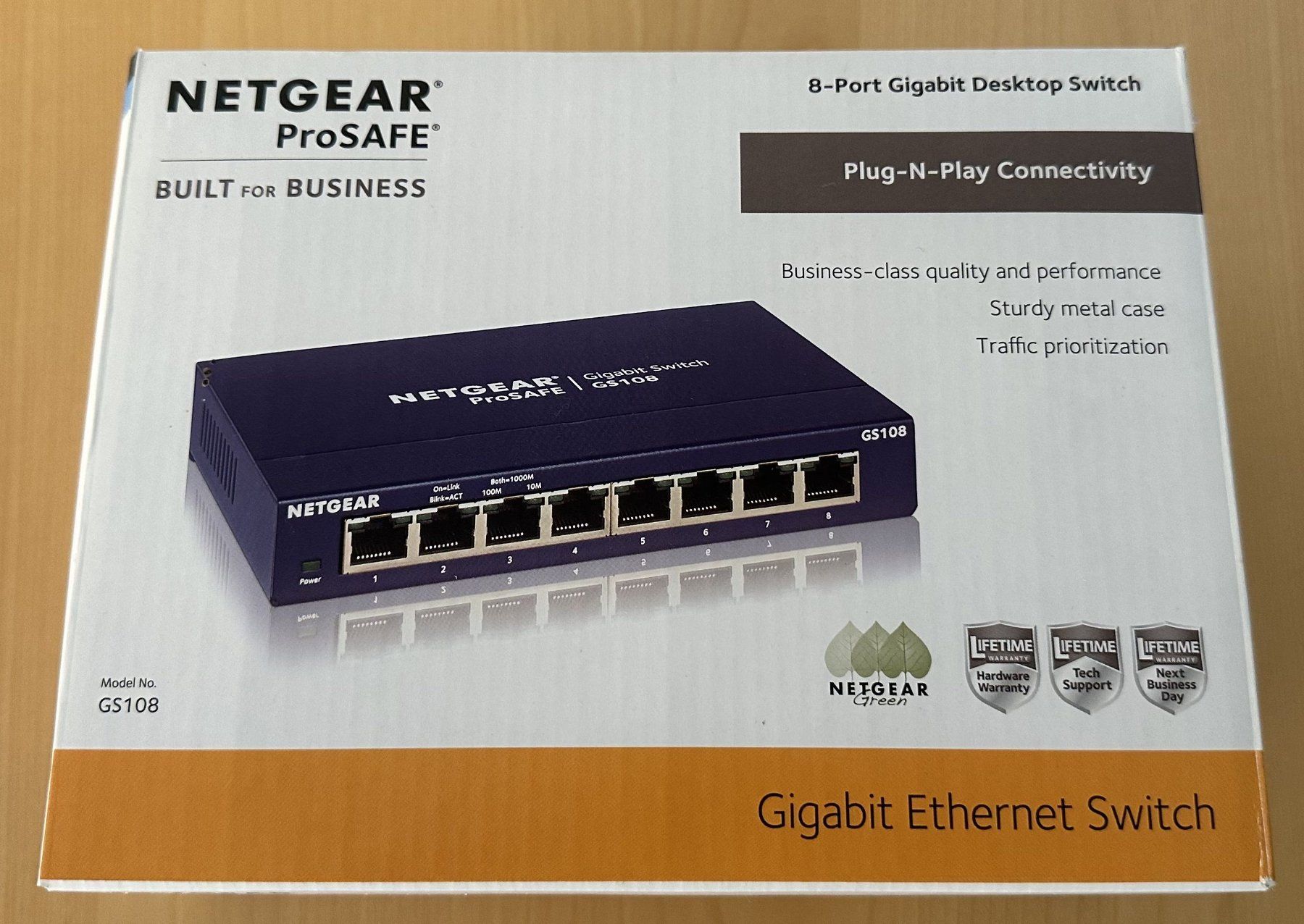 Netgear Hubs & Switches: Netgear - Switch - GS108GE – Neuf avec emballage d'origine à Dielsdorf par Empowered
