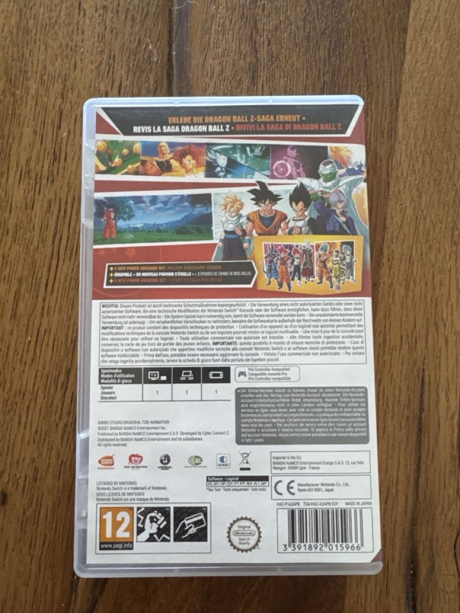 Bandai Giochi: Nintendo Switch - Dragon Ball Z Kakarot – Usato da Lenzburg venduto da eyworld 2