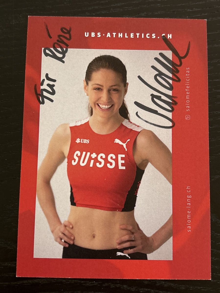 Autogramme: Salome Lang – Gebraucht aus Uetendorf von hoisle