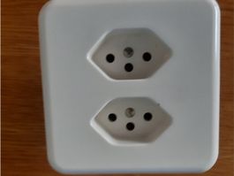 Steckdose 230V UP Typ13 2-fach parallel