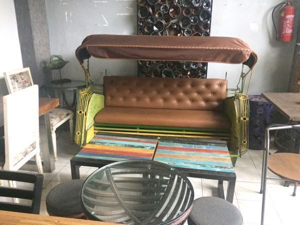Divani: Sofa Lounge Couch Loungesofa Rikscha Design Möbel Sitzmöbel – Nuovo e nell'imballaggio originale da Daisendorf venduto da Wohn-Kult 3