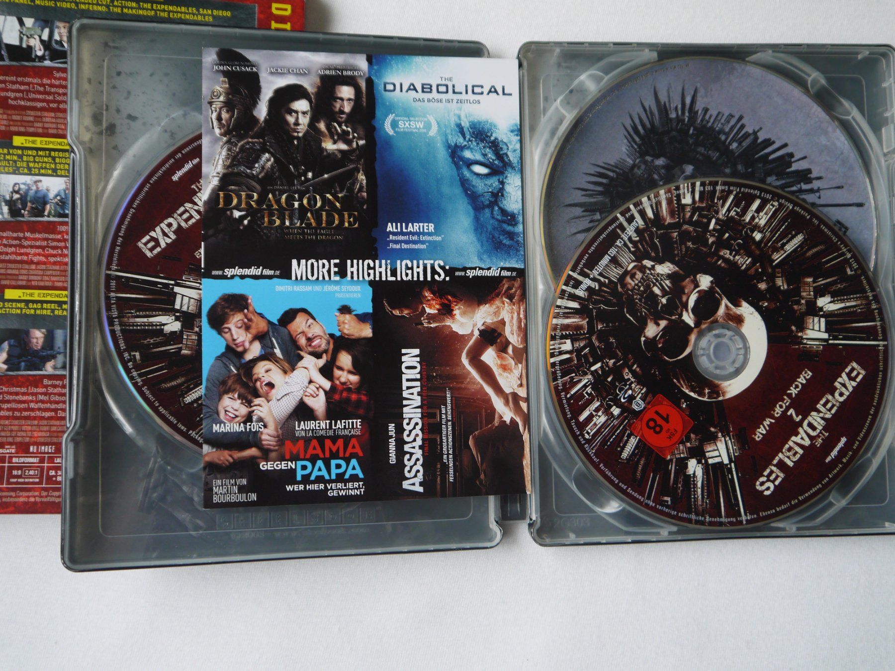 Alle DVDs: THE EXPENDABLES - Steelbook Trilogie - uncut – Gebraucht aus Hagendorn von Blaf 2