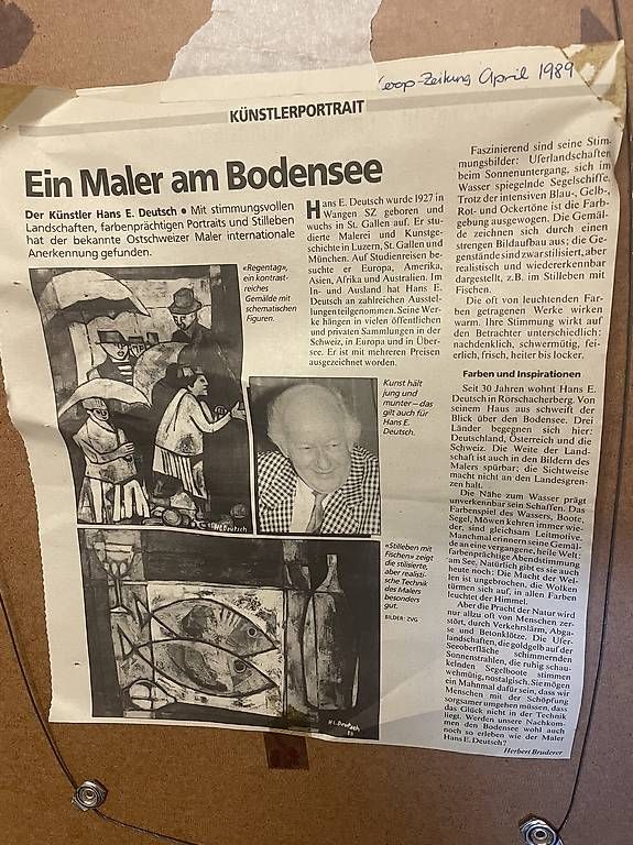 Grafica & Litografie: Original Lithografie von Hans E. Deutsch 16/100 – Usato da Rorschacherberg venduto da Zelli2 3