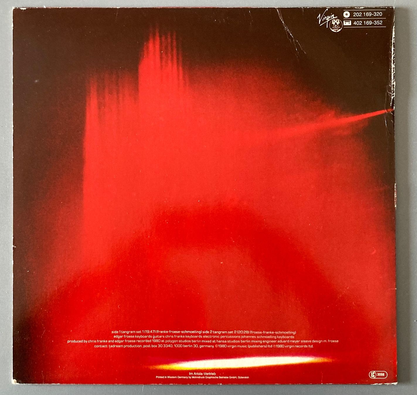 Schallplatten: TANGERINE DREAM - TANGRAM – Gebraucht aus Poliez-Pittet von Newtown-Records 1