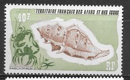 Afar und Issa Nr. 117 Meeresschnecke ** 10.1.1975