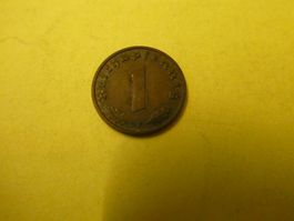 Dt. Reich 1938 F, 1 Reichspfennig