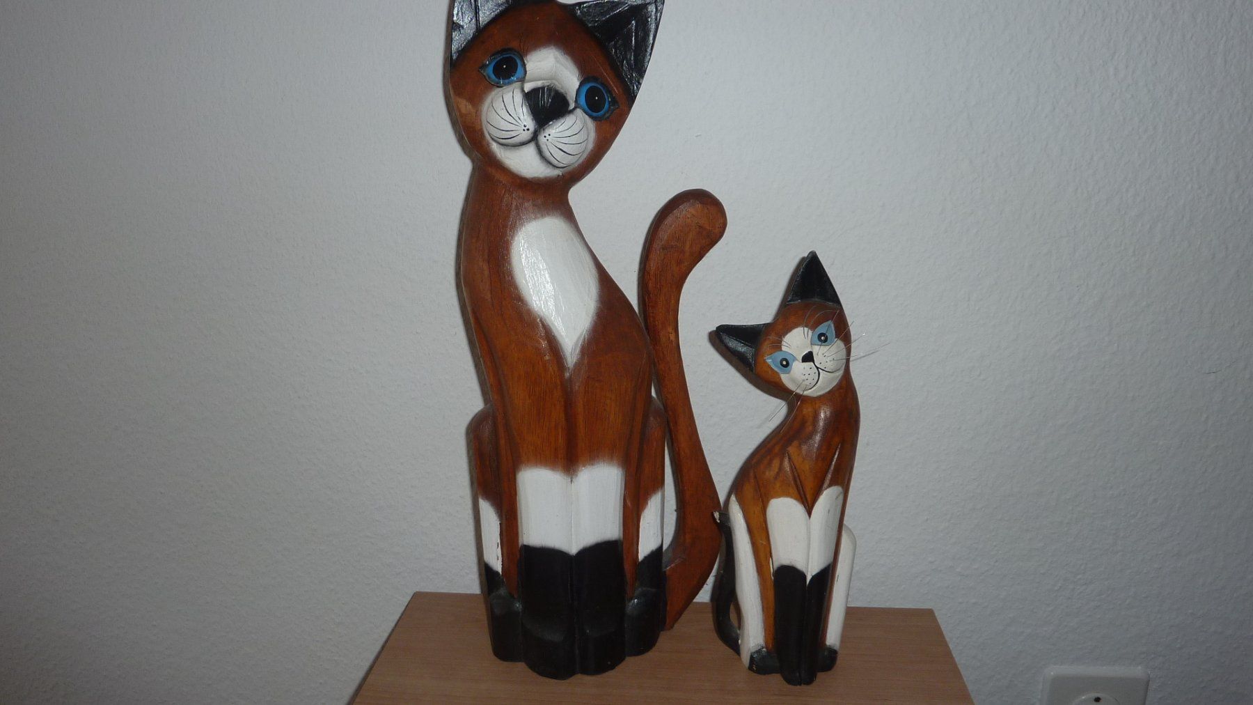 Figuren: 2 holz katzen – Neu (gemäss Beschreibung) aus Füllinsdorf von pmarkus 3