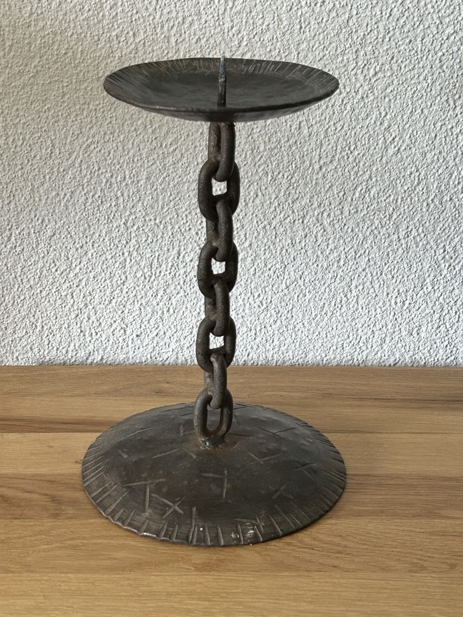 Portacandele: Brutalistischer Kerzenständer Eisen Vintage – Usato da Wettingen venduto da Mmccl 9