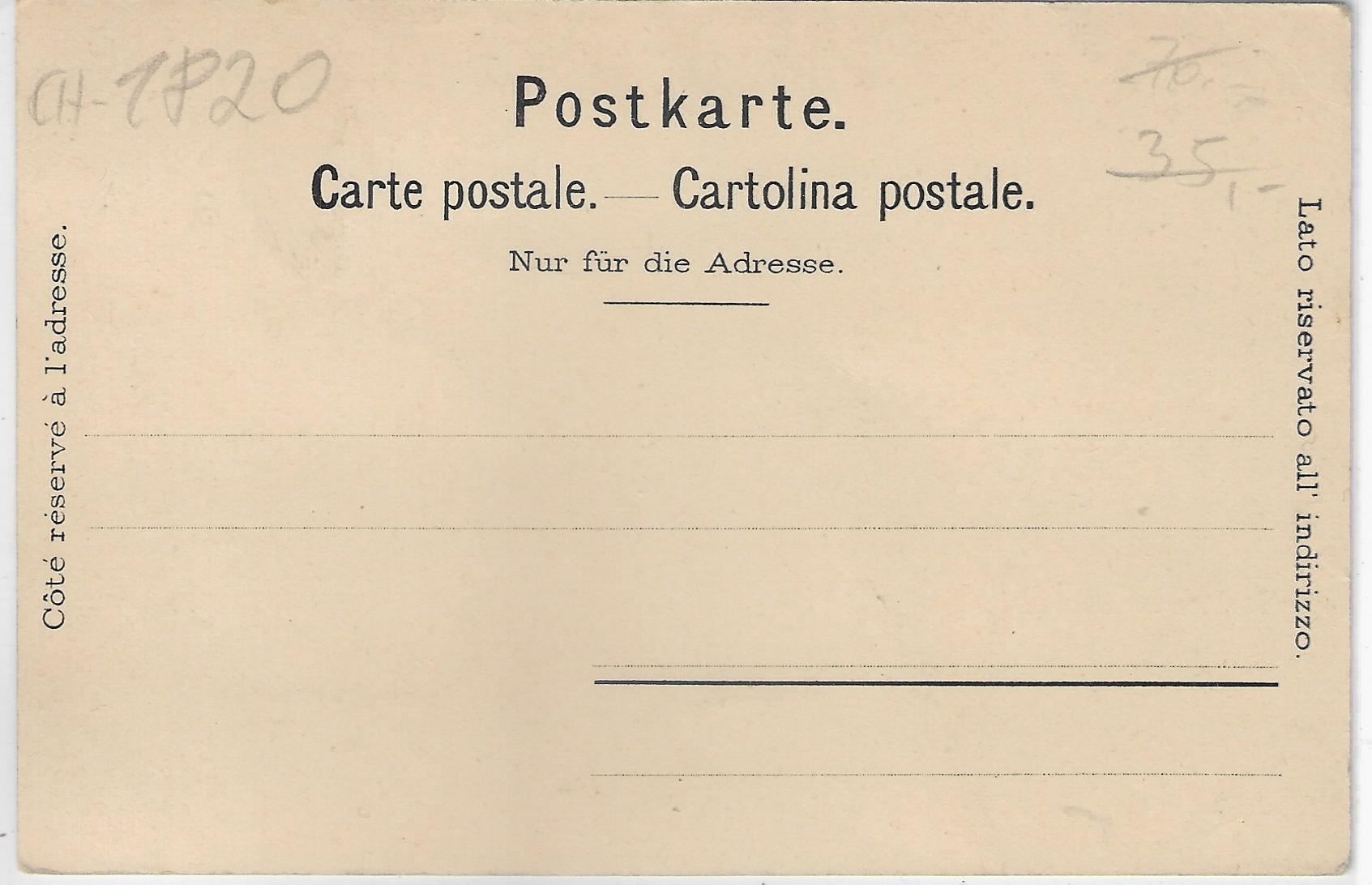 Cartoline postali: Monreux - Hotel du Cygne - Litho – Usato da Ettingen venduto da Kartenplanet 1