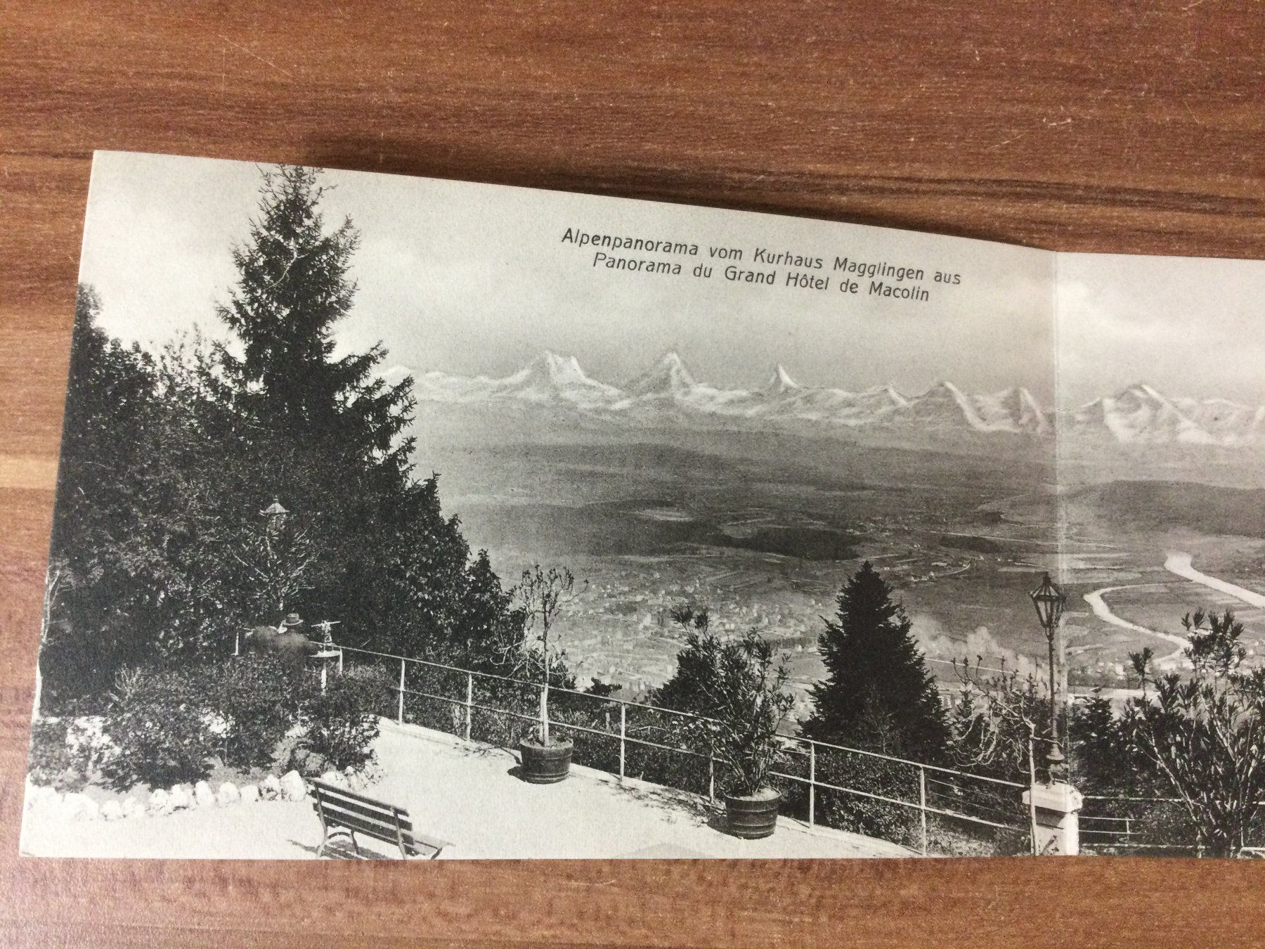 Cartes postales: Ansichtskarte Alpenpanorama vom Kurhaus Magglingen – D'occasion à Wangen SZ par kuriosum12 2