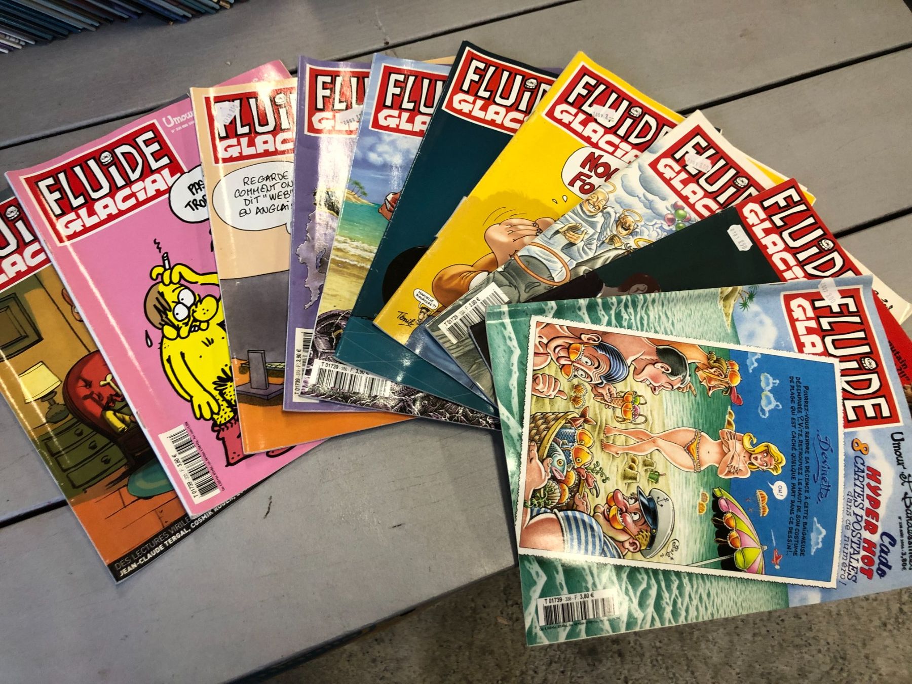 Fumetti: SÉRIE DE 10 MAGAZINES FLUIDE GLACIAL – Usato da Avenches venduto da WEBHobby