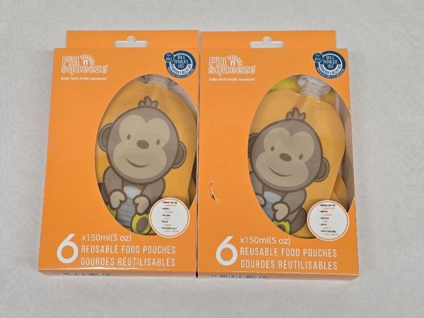 Contenitori & Simili: Fill n Squeeze Babynahrungsbeutel Set Wiederverwendbar – Nuovo e nell'imballaggio originale da Neuenegg venduto da Klamasi 4