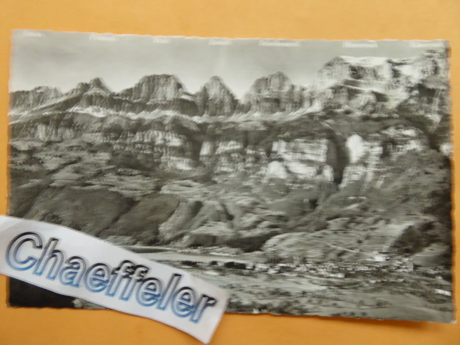 Cartoline postali: Walenstadt (SG) mit Churfirsten – Nuovo (secondo la descrizione) da Zürich venduto da Chaeffeler