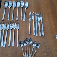 Besteckset Marke GIOLLINI Edelstahl guter Zustand