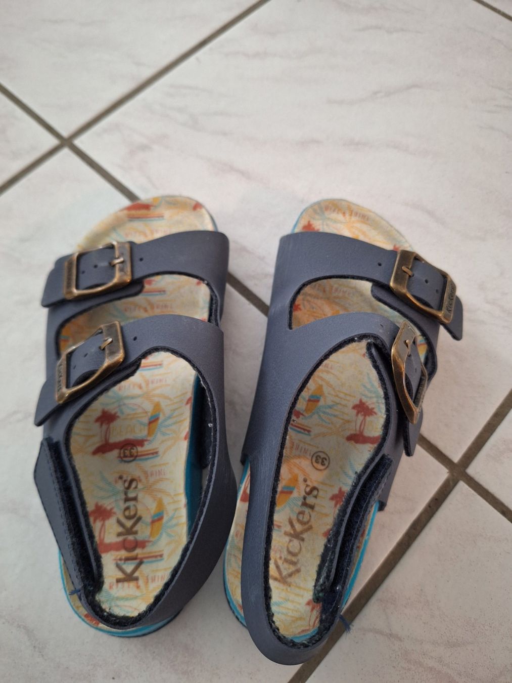 Kickers Scarpe per ragazzi: Kickers Sandalen, Gr. 33, Neu – Nuovo (secondo la descrizione) da Biberist venduto da rospel 2