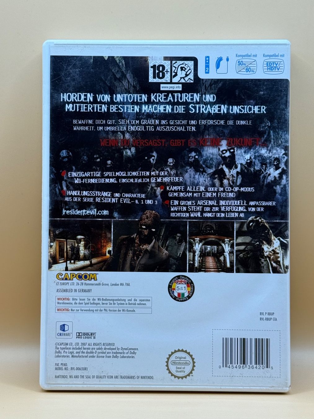 Nintendo Spiele: Resident Evil - The Umbrella Chronicles - Nintendo Wii – Gebraucht aus Dietikon von gab_qz7y 1
