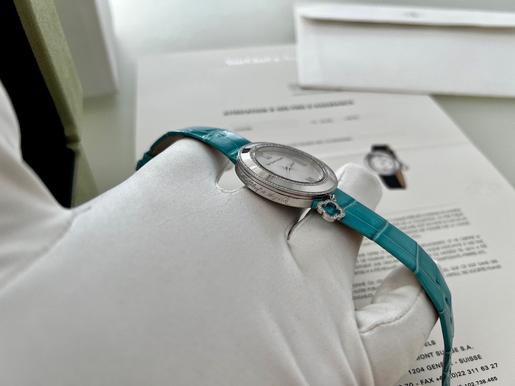 Van Cleef Orologi: Van Cleef & Arpels Charms Ladies 38 mm. – Nuovo (secondo la descrizione) da Geneve venduto da iBest 4