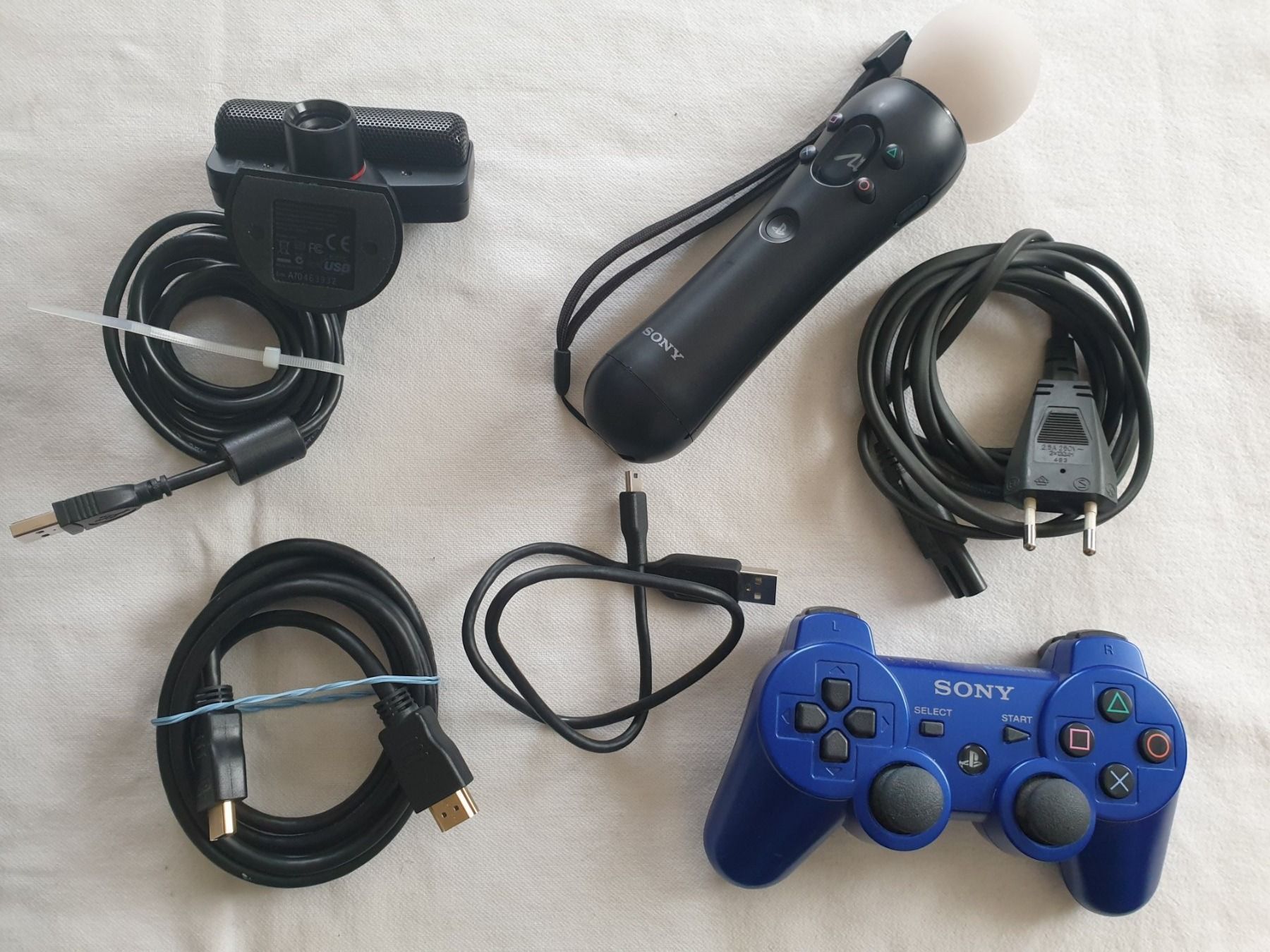 Sony Console: PS3 Slim inkl. 42 Games + Kamera + Move Controller – Usato da Rebstein venduto da Ajs_Toy_Palast_1 1