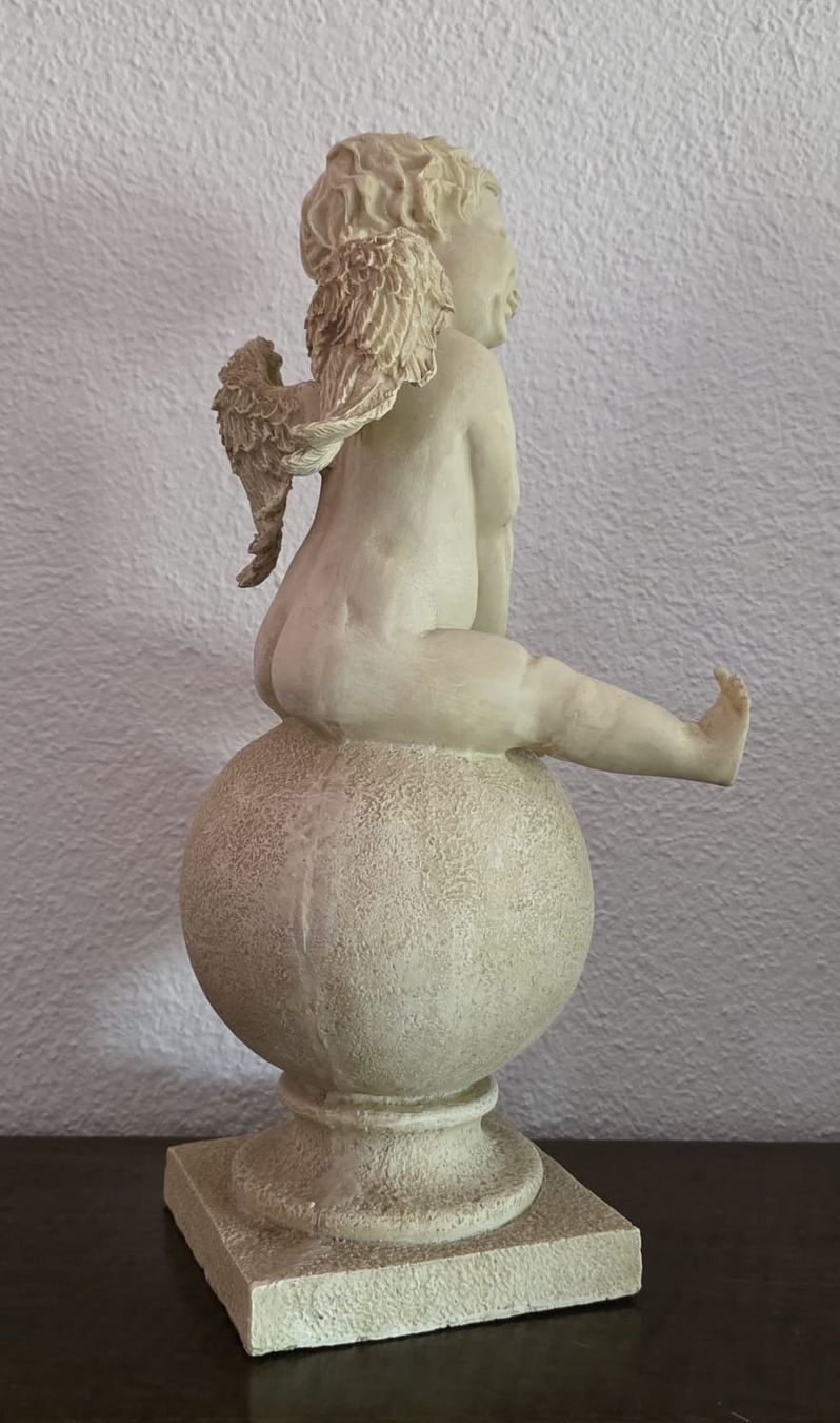 Tutte le decorazioni: Deko Engel Figur Skulptur auf Kugel – Usato da Rheinsulz venduto da Dred 4