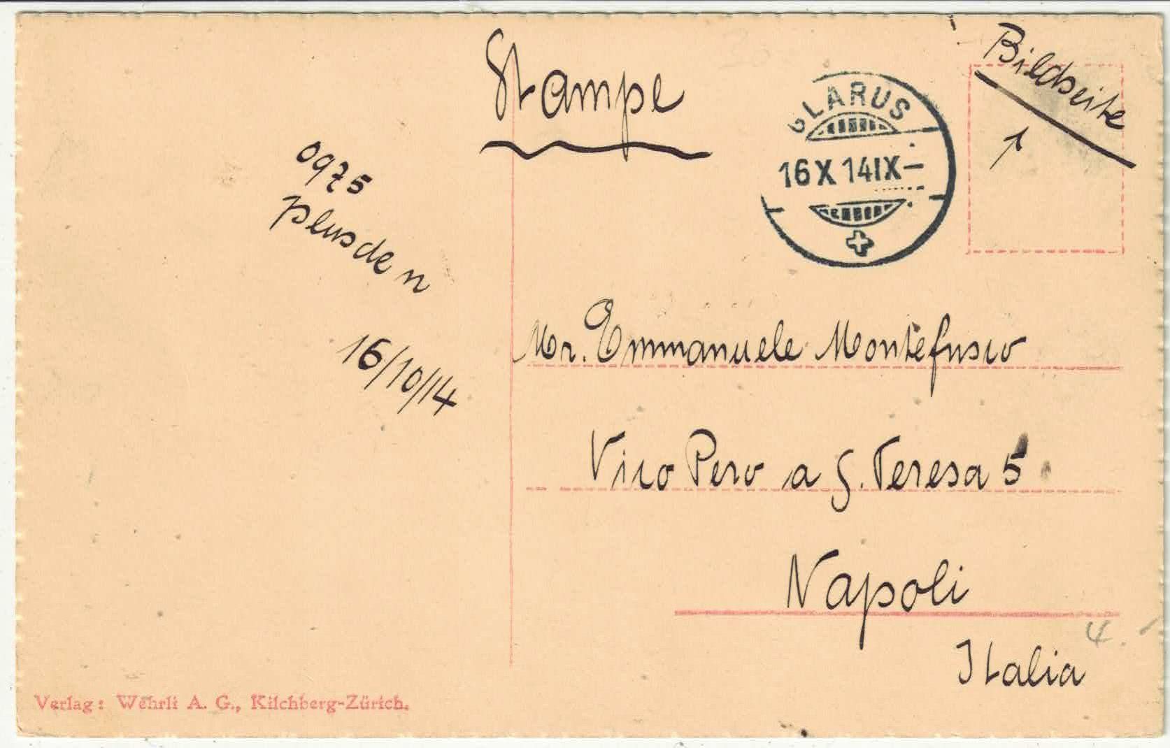 Cartes postales: Wallensee - Betlis – D'occasion à Ettingen par Kartenplanet 1
