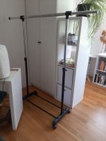 Top Kleiderständer mit Rollen, höhenverstellbar 93-160cm 