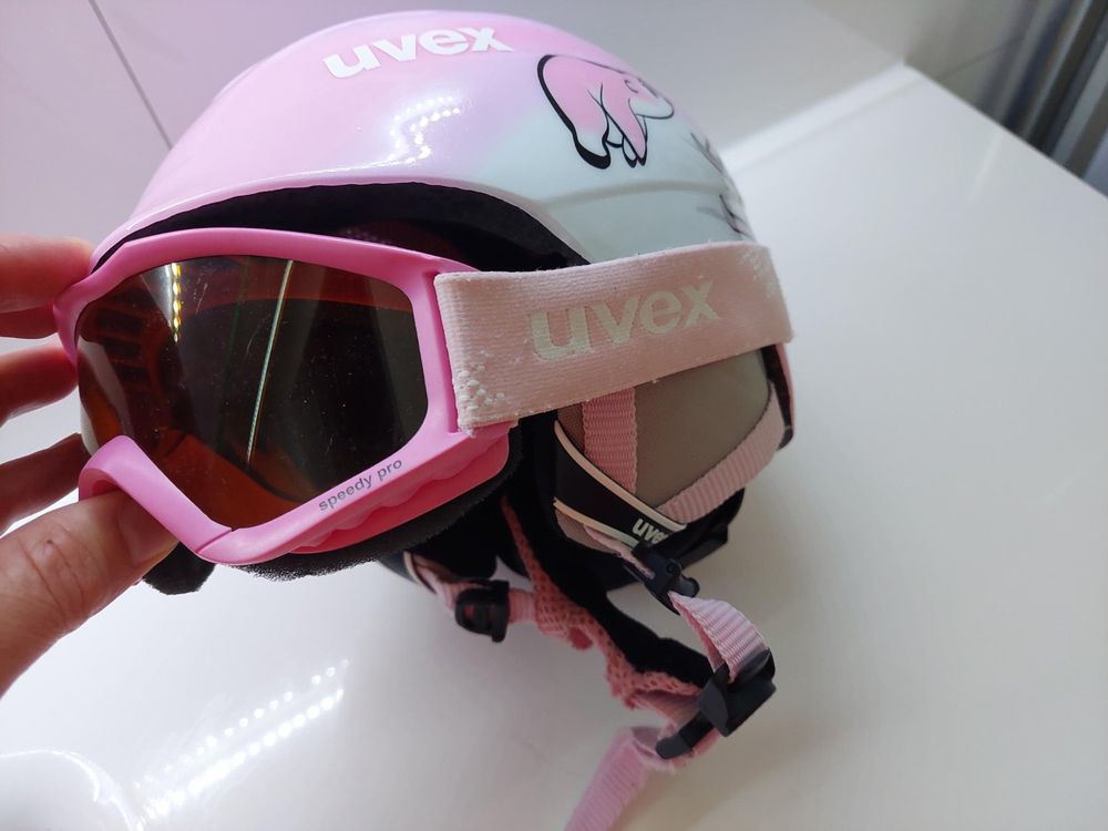 Skihelm Kinder mit Brille Grösse XS, 4852 Kaufen auf Ricardo