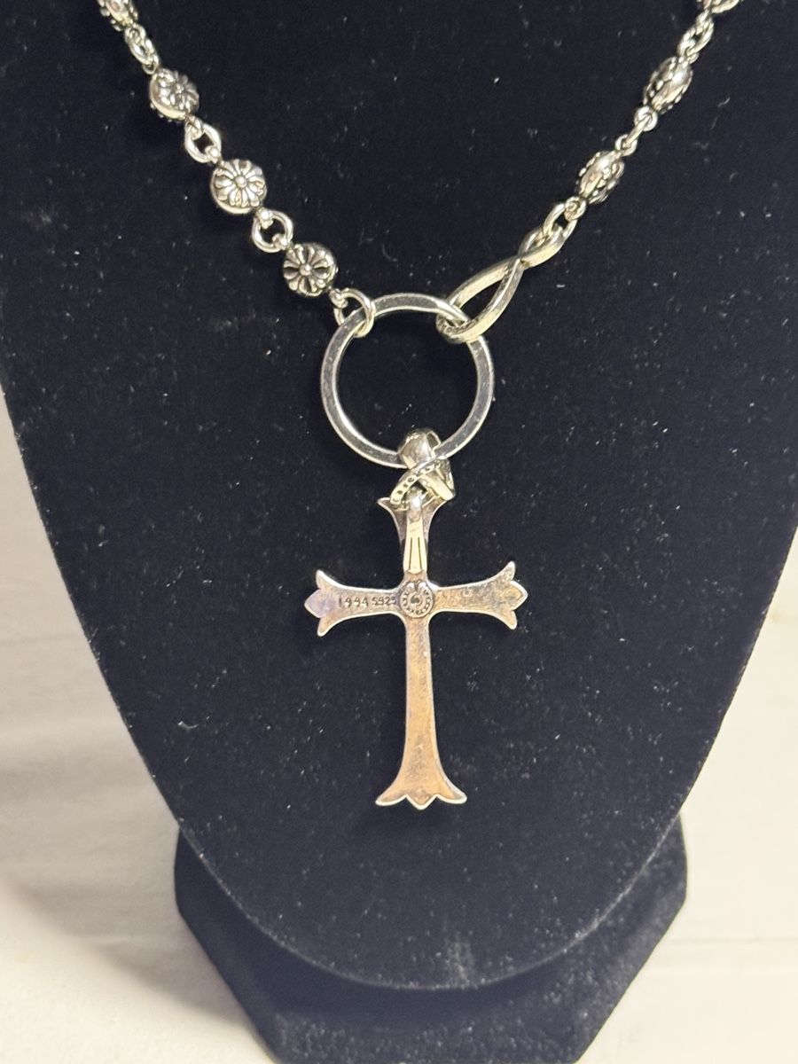 Chrome Hearts Catenine: Chrome Hearts Cross Pendant Necklace  – Nuovo e nell'imballaggio originale da Caviano venduto da reselleo21 4