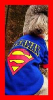 Hundeoverall Jacke Superman M Hund Fasnacht Winter Jacke