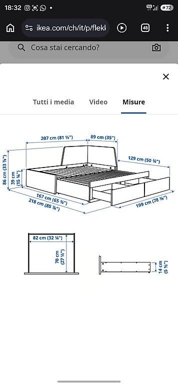 Divani: Canapé-lit /2 tiroirs/ 80x200 cm + matelas – Usato da St-Livres venduto da Crifton 1