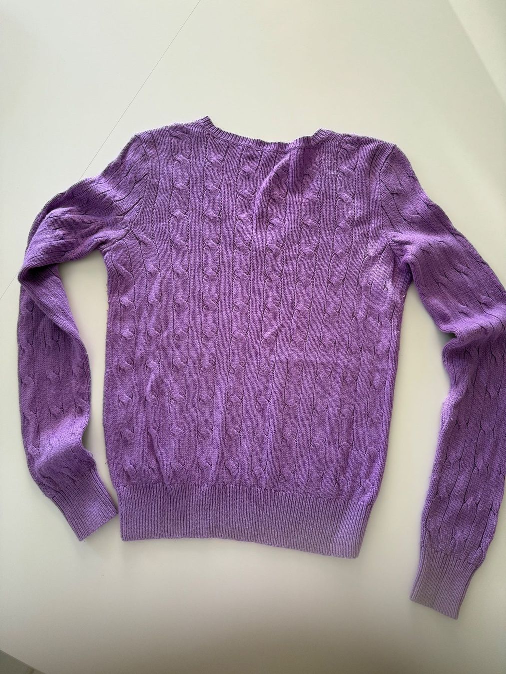Pullover & Sweatshirts: Ralph Lauren pull en V mauve clair – Gebraucht aus Gimel von fan_8tvc