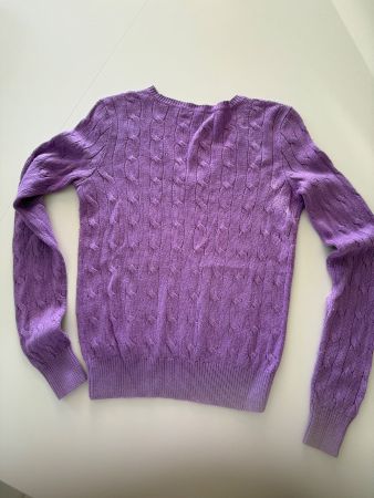 Ralph Lauren pull en V mauve clair