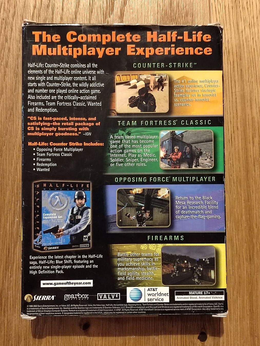 Giochi: Half-Life Counter-Strike big box semi US 2000 – Usato da Fribourg venduto da Nooky 2