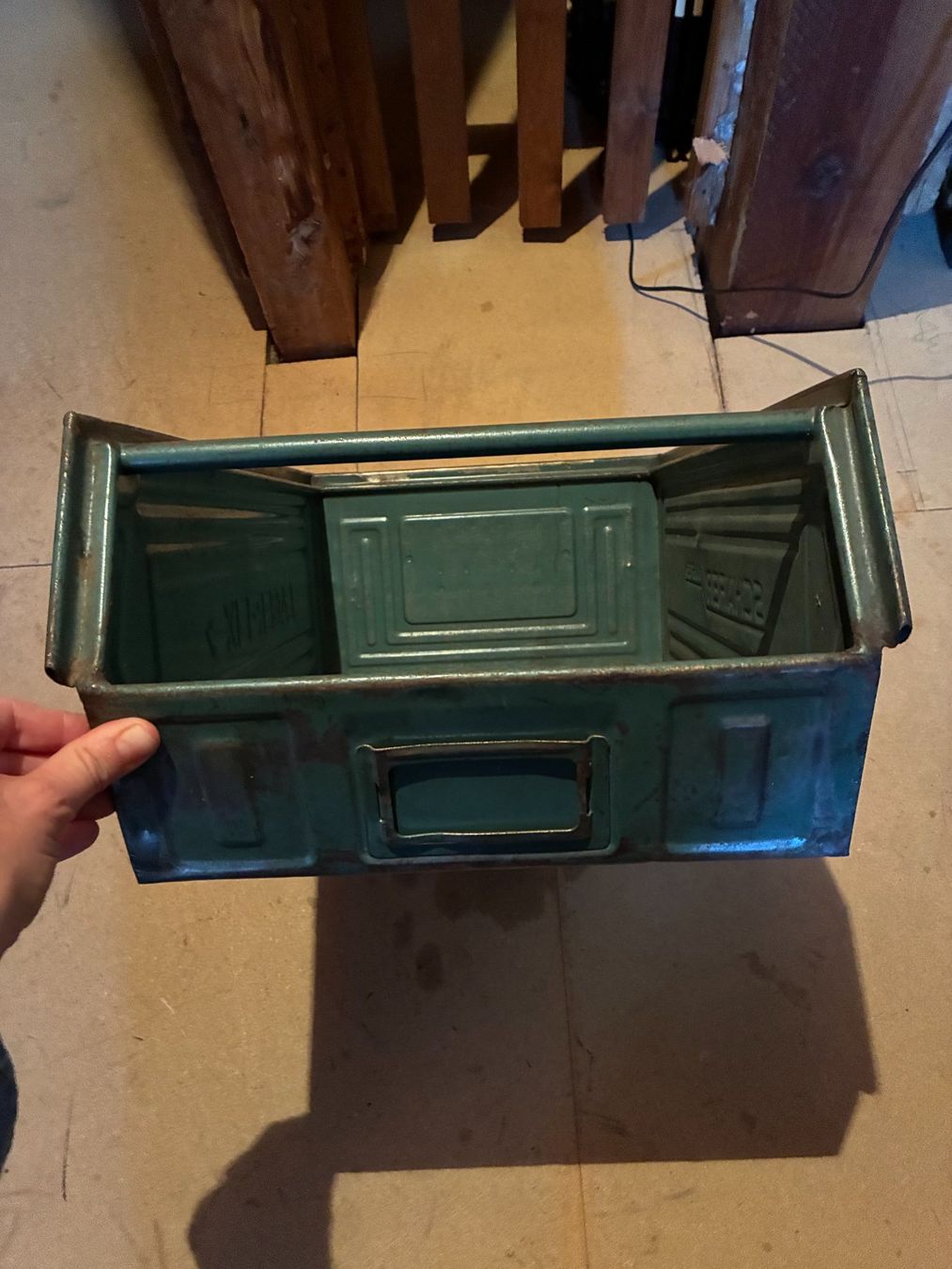 Casse di trasporto: 2 Vintage Metallkiste – Usato da Zürich venduto da Lillybelle15 2