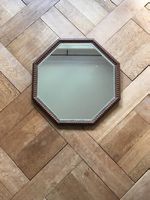 miroir ancien , octogonal 