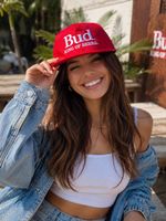 24 BUD / BUDWEISER Cap, Vintage Style, wie neu, Top Zustand!