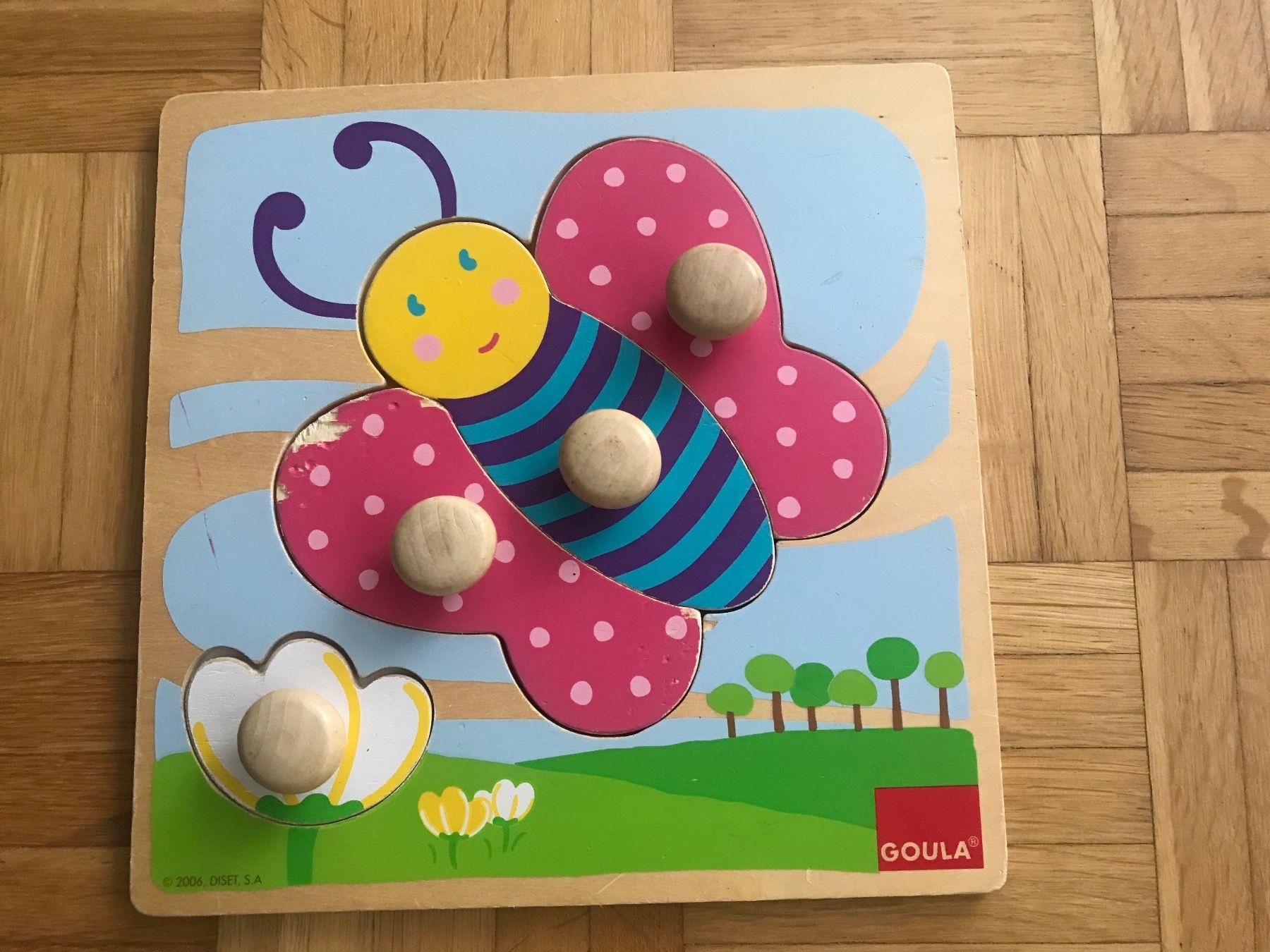 Puzzles: Puzzle Holz Schmetterling – Gebraucht aus Emmenbrücke von Hathor123