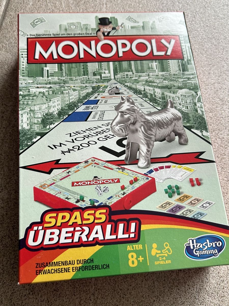 Hasbro Giochi: Monopoly Spass überall! – Nuovo e nell'imballaggio originale da Boezberg venduto da Inquisita 1