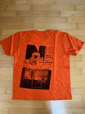 MAN T-Shirt orange mit Aufdruck