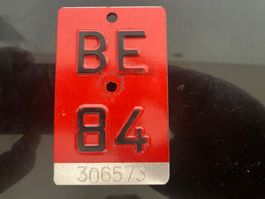 Velonummer Velo Nummer BE 84