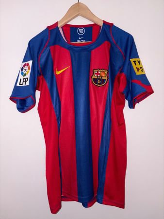 FC Barcelona 04/05 Trikot Nike Grösse M Messi 30 Top Zustand