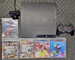 Console PS3 avec jeux et accessoires