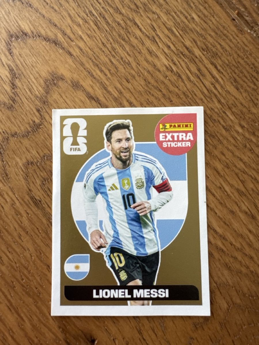 Sticker: Messi extra Sticker Gold – Nuovo (secondo la descrizione) da Winterthur venduto da Nik179
