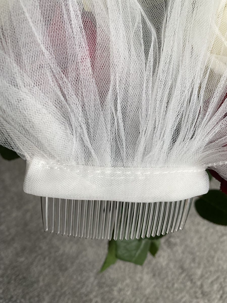 Accessori per capelli: Brautschleier / Haar-Voile verziert mit Perlen – Nuovo (secondo la descrizione) da Basel venduto da ane_82yg 3