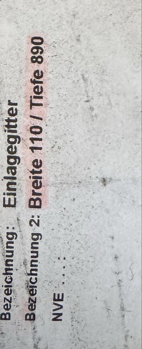 Griglie e Inferriate: Einlagegitter, Breite 110/Tiefe 890mm – Usato da Bazenheid venduto da Sebi9602 4
