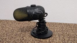 Mikrofon Modell V5 USB mit Ständer Schwarz, guter Zustand