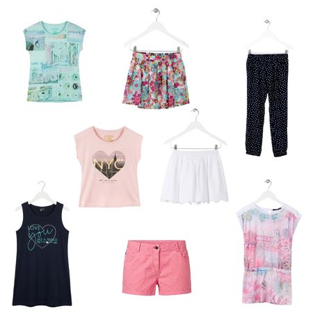 Lot 8 pièces été fille 14 ans LOSAN – neufs avec étiquettes
