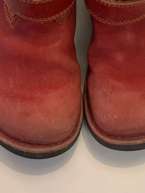 Scarpe per ragazzi: Winderschuhe aus rotem Leder, Gr. 27 – Usato da Zürich venduto da lando-2010 5