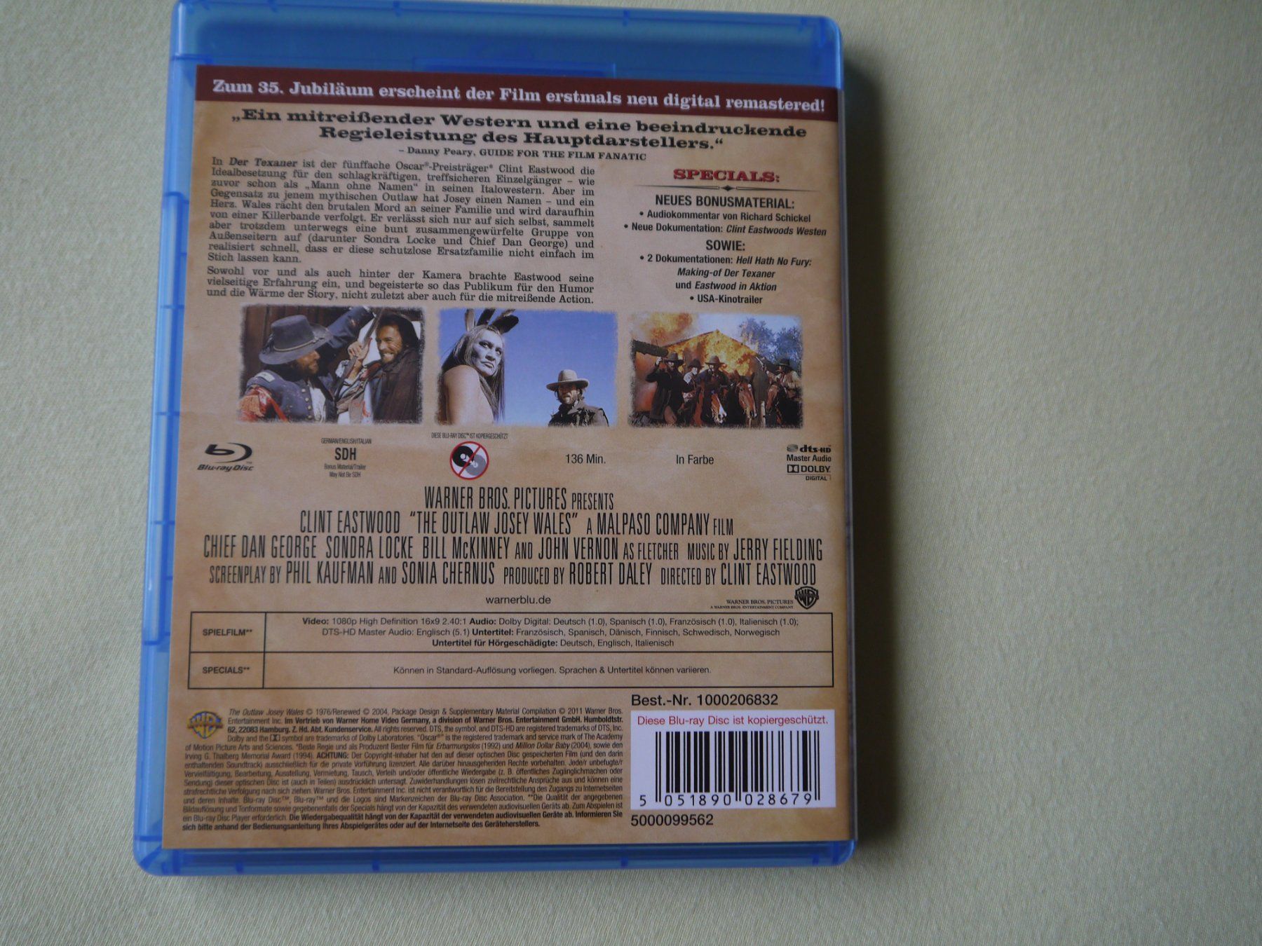 Alle DVDs: DER TEXANER - Clint Eastwood – Gebraucht aus Hagendorn von Blaf 1
