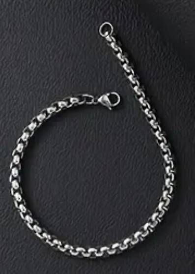 Bracciali & Braccialetti: Armband Edelstahl Ringmuster – Nuovo e nell'imballaggio originale da Würenlos venduto da sul_cm8q